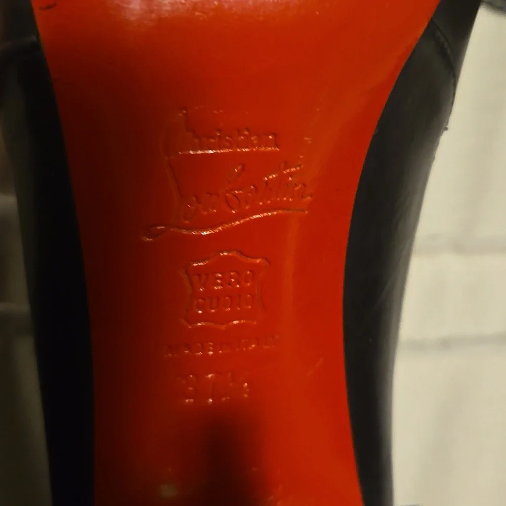 HP! Christian Louboutin D'Orsay Booties- Comes With Dust Bag - Picture 9 of 17
